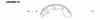 NIPPARTS J3508013 Brake Shoe Set