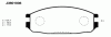 NIPPARTS J3601036 Brake Pad Set, disc brake