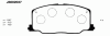 NIPPARTS J3602037 Brake Pad Set, disc brake