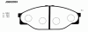 NIPPARTS J3602053 Brake Pad Set, disc brake