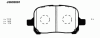 NIPPARTS J3602081 Brake Pad Set, disc brake