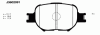 NIPPARTS J3602091 Brake Pad Set, disc brake