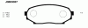 NIPPARTS J3603037 Brake Pad Set, disc brake