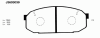 NIPPARTS J3603039 Brake Pad Set, disc brake