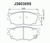 NIPPARTS J3603055 Brake Pad Set, disc brake