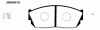 NIPPARTS J3604013 Brake Pad Set, disc brake