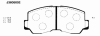 NIPPARTS J3605002 Brake Pad Set, disc brake