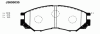 NIPPARTS J3605035 Brake Pad Set, disc brake