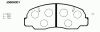 NIPPARTS J3606001 Brake Pad Set, disc brake
