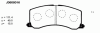 NIPPARTS J3608016 Brake Pad Set, disc brake