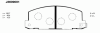 NIPPARTS J3609001 Brake Pad Set, disc brake
