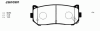 NIPPARTS J3610301 Brake Pad Set, disc brake