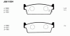 NIPPARTS J3611024 Brake Pad Set, disc brake