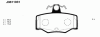 NIPPARTS J3611031 Brake Pad Set, disc brake