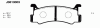 NIPPARTS J3613003 Brake Pad Set, disc brake