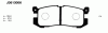 NIPPARTS J3613006 Brake Pad Set, disc brake