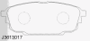 NIPPARTS J3613017 Brake Pad Set, disc brake