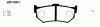 NIPPARTS J3614001 Brake Pad Set, disc brake