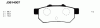 NIPPARTS J3614007 Brake Pad Set, disc brake