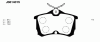 NIPPARTS J3614015 Brake Pad Set, disc brake