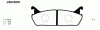 NIPPARTS J3616001 Brake Pad Set, disc brake