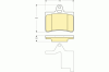 GIRLING 6114509 Brake Pad Set, disc brake