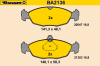 BARUM BA2136 Brake Pad Set, disc brake