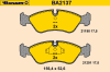 BARUM BA2137 Brake Pad Set, disc brake