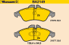 BARUM BA2149 Brake Pad Set, disc brake