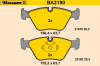 BARUM BA2190 Brake Pad Set, disc brake