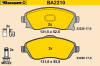 BARUM BA2210 Brake Pad Set, disc brake