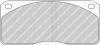 FERODO FCV523 Brake Pad Set, disc brake