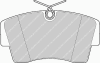 FERODO FDB581 Brake Pad Set, disc brake