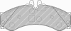 FERODO FVR1879 Brake Pad Set, disc brake
