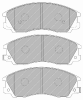 FERODO FDB1670 Brake Pad Set, disc brake