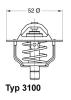 WAHLER 3100.88D (310088D) Thermostat, coolant