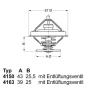 WAHLER 4163.74D (416374D) Thermostat, coolant