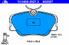 ATE 13.0460-2927.2 (13046029272) Brake Pad Set, disc brake