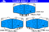ATE 13.0460-5992.2 (13046059922) Brake Pad Set, disc brake