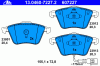 ATE 13.0460-7227.2 (13046072272) Brake Pad Set, disc brake