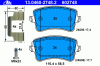 ATE 13.0460-2748.2 (13046027482) Brake Pad Set, disc brake