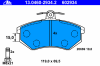 ATE 13.0460-2934.2 (13046029342) Brake Pad Set, disc brake