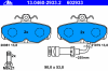 ATE 13.0460-2933.2 (13046029332) Brake Pad Set, disc brake
