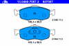 ATE 13.0460-7057.2 (13046070572) Brake Pad Set, disc brake
