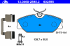 ATE 13.0460-2895.2 (13046028952) Brake Pad Set, disc brake