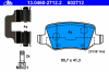 ATE 13.0460-2712.2 (13046027122) Brake Pad Set, disc brake