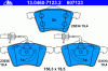 ATE 13.0460-7123.2 (13046071232) Brake Pad Set, disc brake