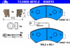 ATE 13.0460-4810.2 (13046048102) Brake Pad Set, disc brake