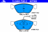 ATE 13.0460-7069.2 (13046070692) Brake Pad Set, disc brake