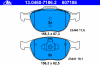 ATE 13.0460-7186.2 (13046071862) Brake Pad Set, disc brake